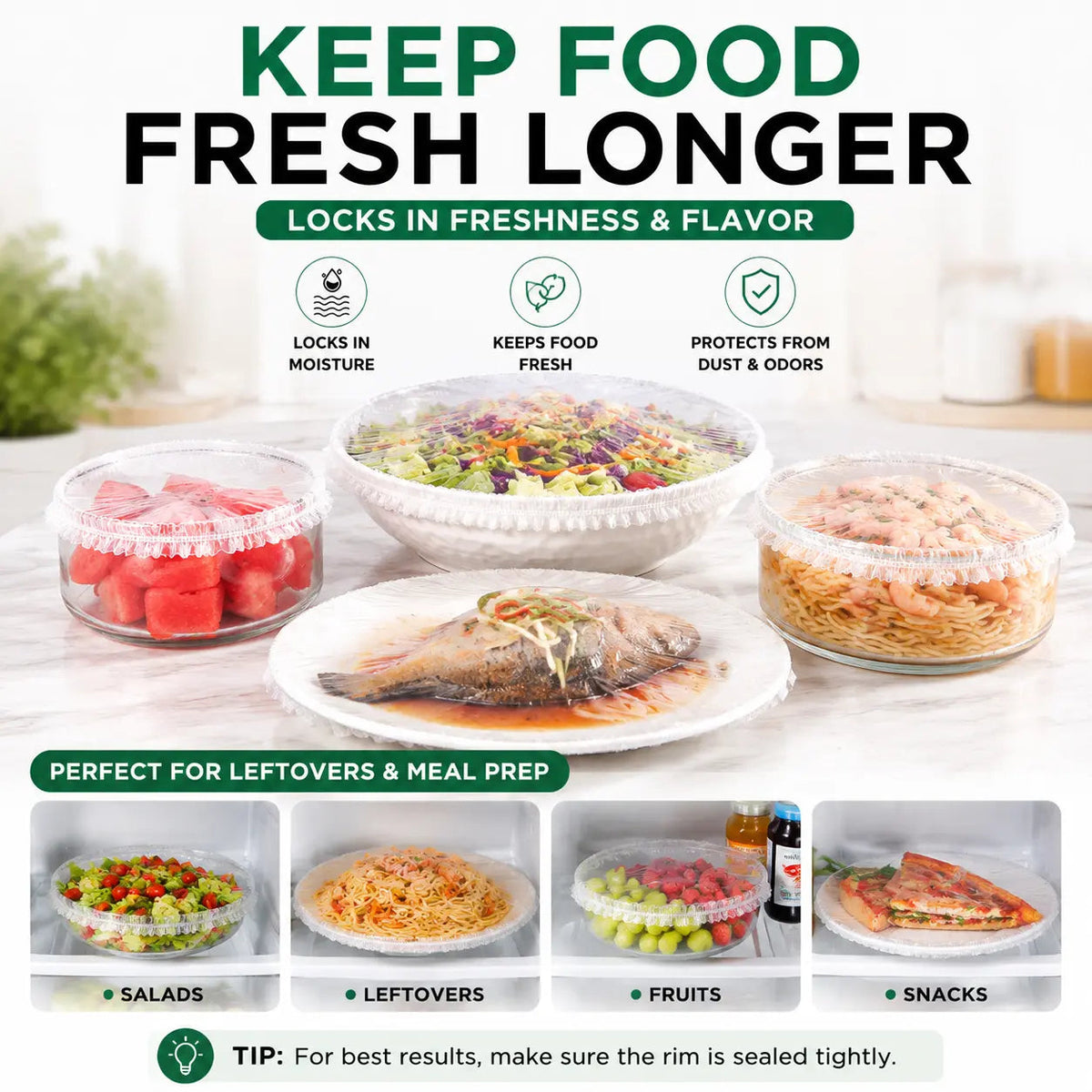 🔥Last Day Buy 1 get 1🔥Disposable Stretch Food Wrap (100 pieces)🥗
