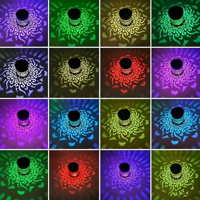 🔥Last Day Buy 1 Get 1🔥 Waterproof Outdoor Solar Mandala Wall Light - Ambient Lighting 🌌