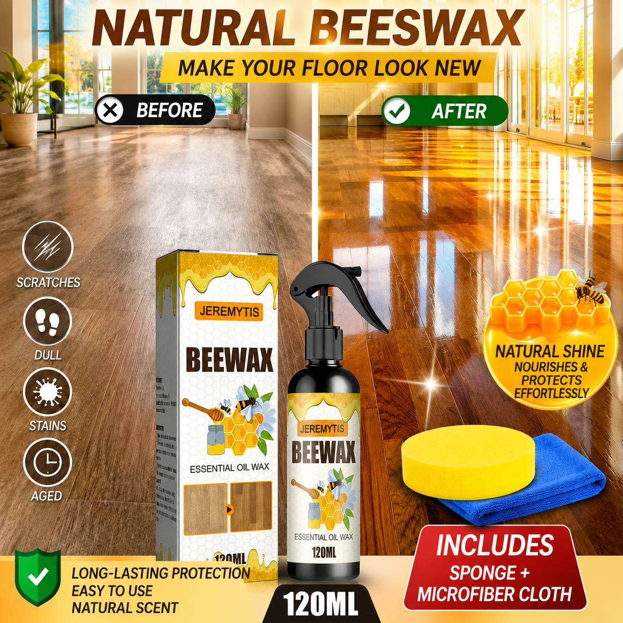 🔥Last Day Buy 1 Get 1 🔥JEREMYTIS™ Micro-Molecular Natural Beeswax Spray