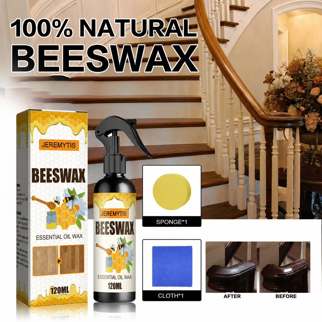120ML beeswax spray kit