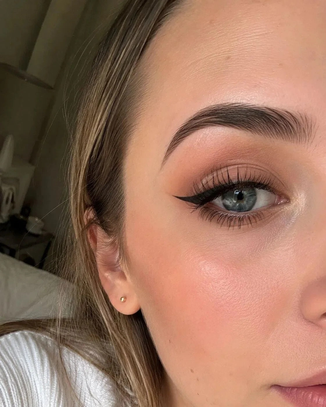 Close up gradient eyeshadow look