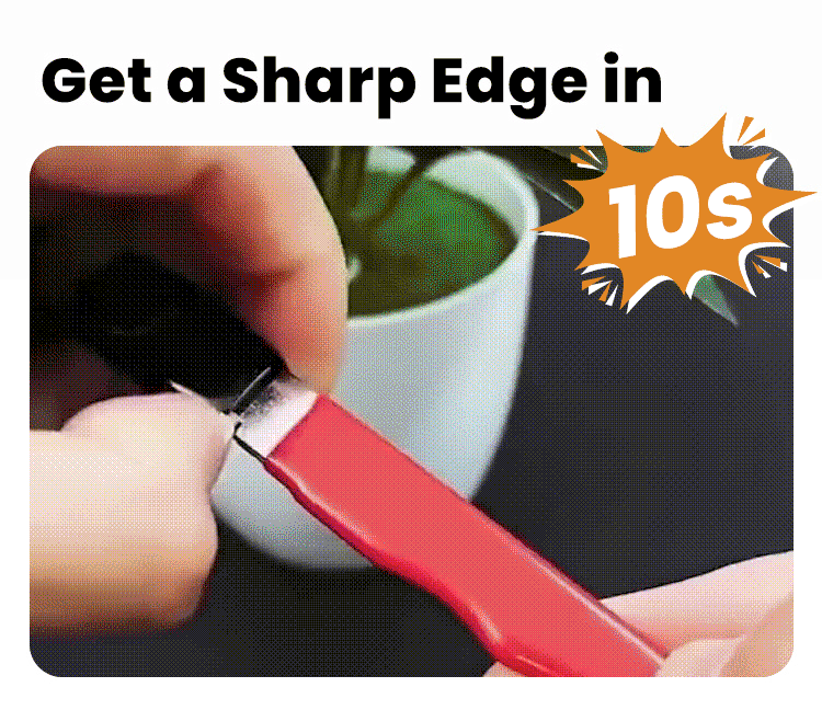 Quick blade sharpening demonstration