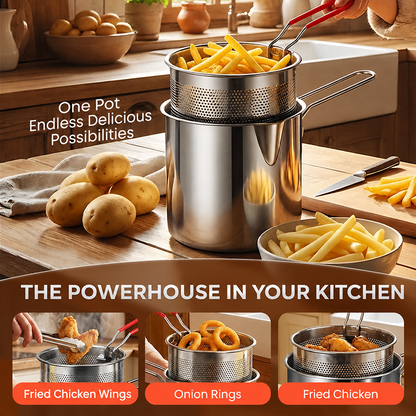 🔥🔥Last Day 49% off🔥Multifunctional 304 Stainless Steel Fryer