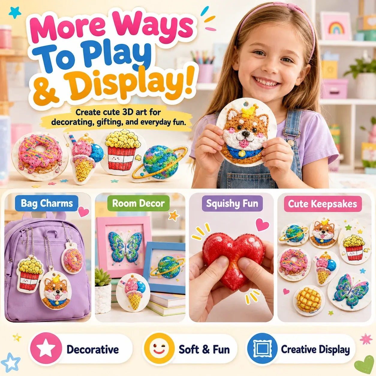 🔥Last Day 69% off🔥3D Puffy Texture Paper- Turn Simple Drawings Into Fun Puffy 3D Art🪄