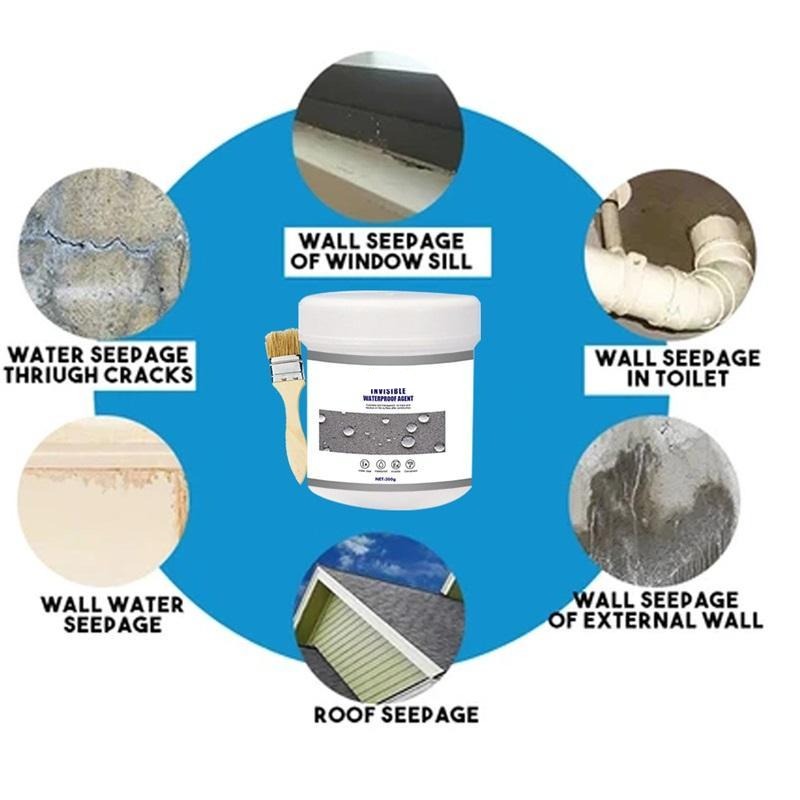 Waterproof sealant for roof wall pipe and window edges