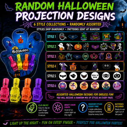 🔥Last Day Buy 1 Get 1🔥👻🦇Halloween Finger Projector Lights🕷️🕸️