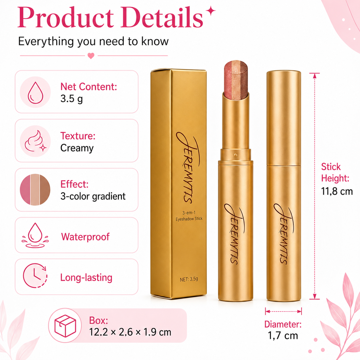 Product details eyeshadow stick