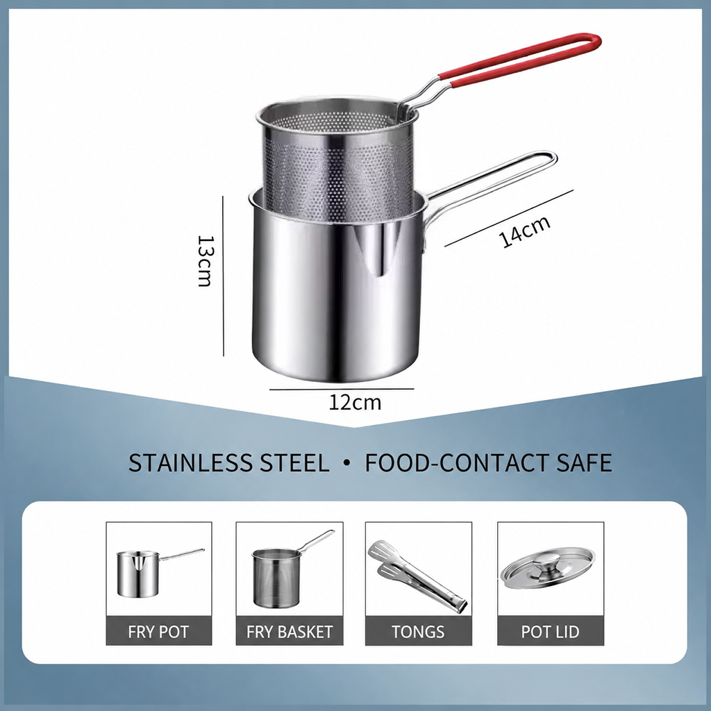 🔥🔥Last Day 49% off🔥Multifunctional 304 Stainless Steel Fryer