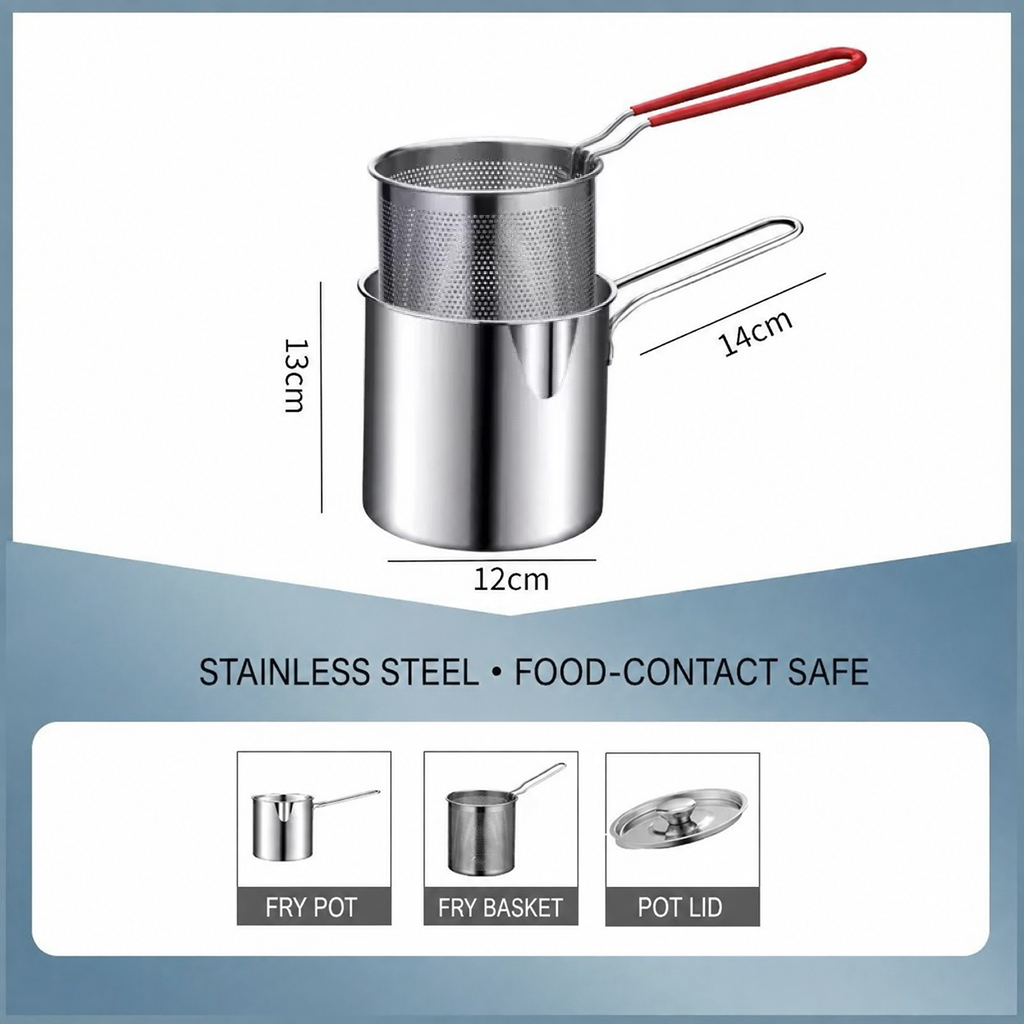 🔥🔥Last Day 49% off🔥Multifunctional 304 Stainless Steel Fryer