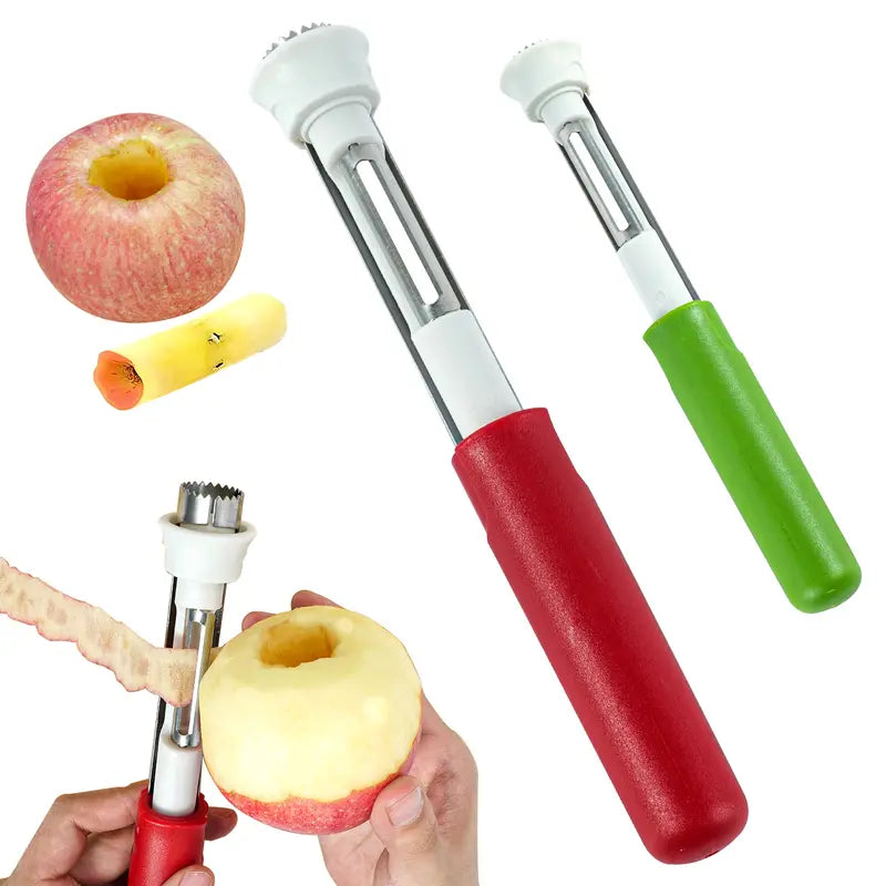 🔥Last Day Buy 1 Get 1 🔥2-in-1 Stainless Steel🍎 Fruit Pitter and Peeler 🔪