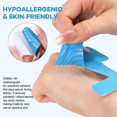 Hypoallergenic and skin-friendly bunion correction tape