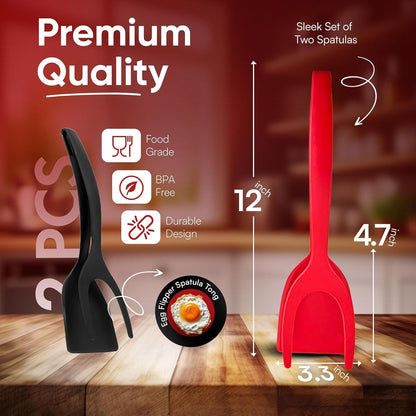 🔥Last Day Buy 1 Get 1🎁2-in-1 Antibacterial and Mildew-Resistant Spatula🍳