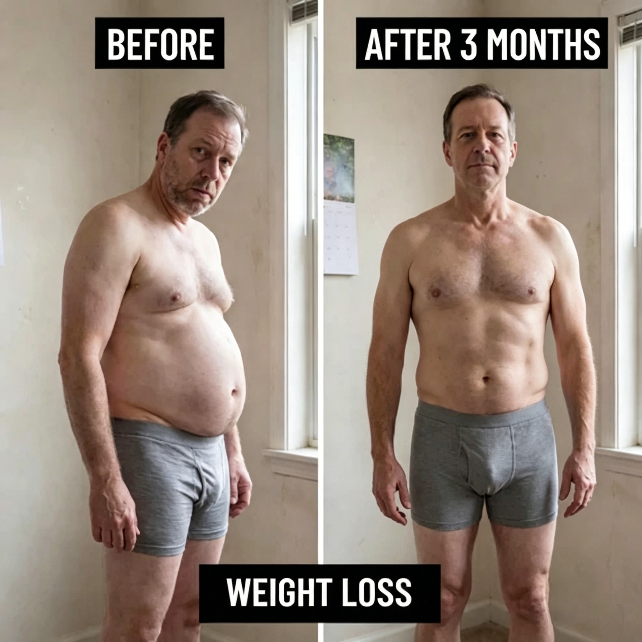 JEREMYTIS customer-style before and after body fit visual