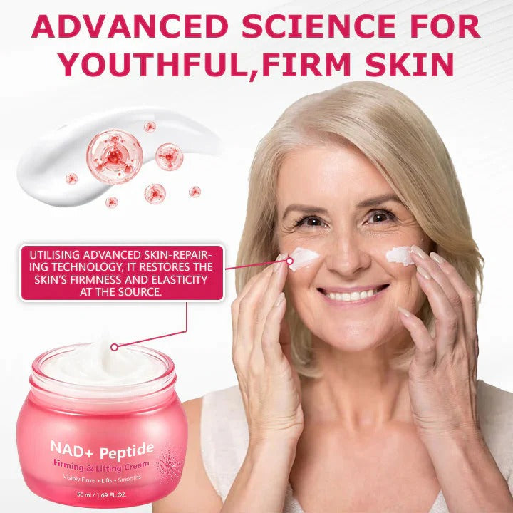 NAD peptide cream application