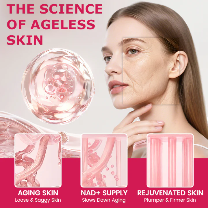 NAD peptide cream science of ageless skin
