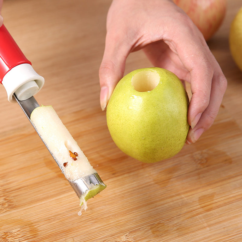 🔥Last Day Buy 1 Get 1 🔥2-in-1 Stainless Steel🍎 Fruit Pitter and Peeler 🔪