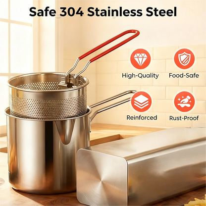 🔥🔥Last Day 49% off🔥Multifunctional 304 Stainless Steel Fryer